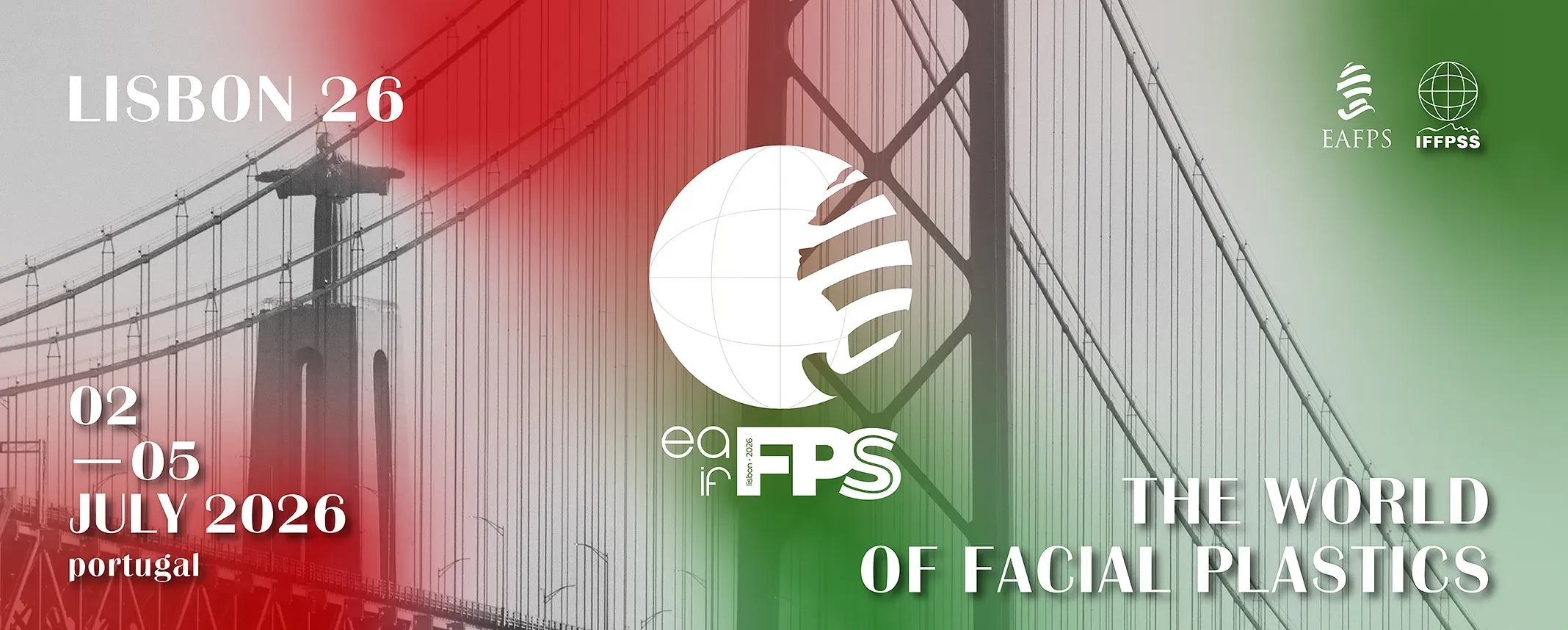 EAFPS Lisbon 2026 Congress banner featuring event dates and official society logos